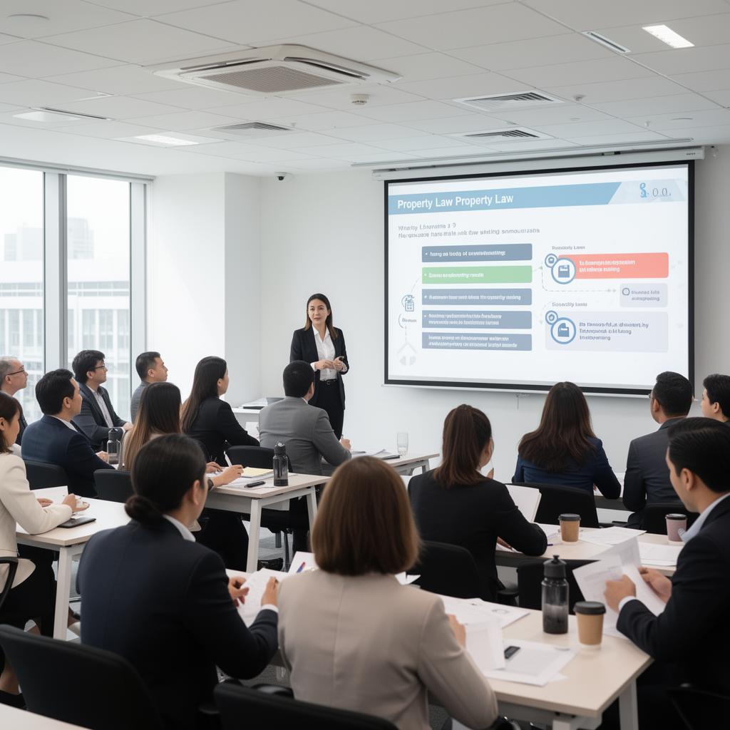 RES Course pre-licensing training session for aspiring real estate salespersons in Singapore